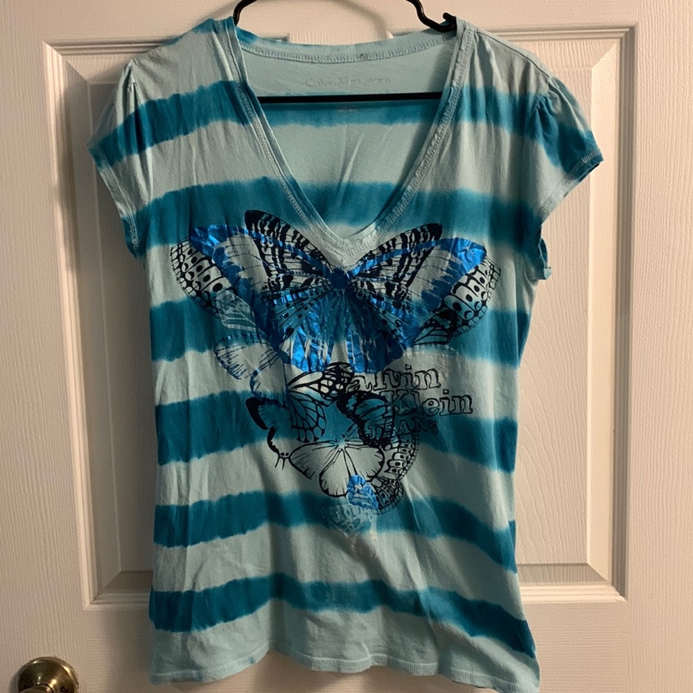 Calvin Klein jean shirt